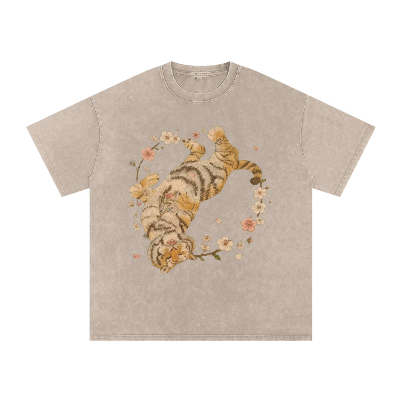 Snow Washed Japanese Inspired T-Shirt